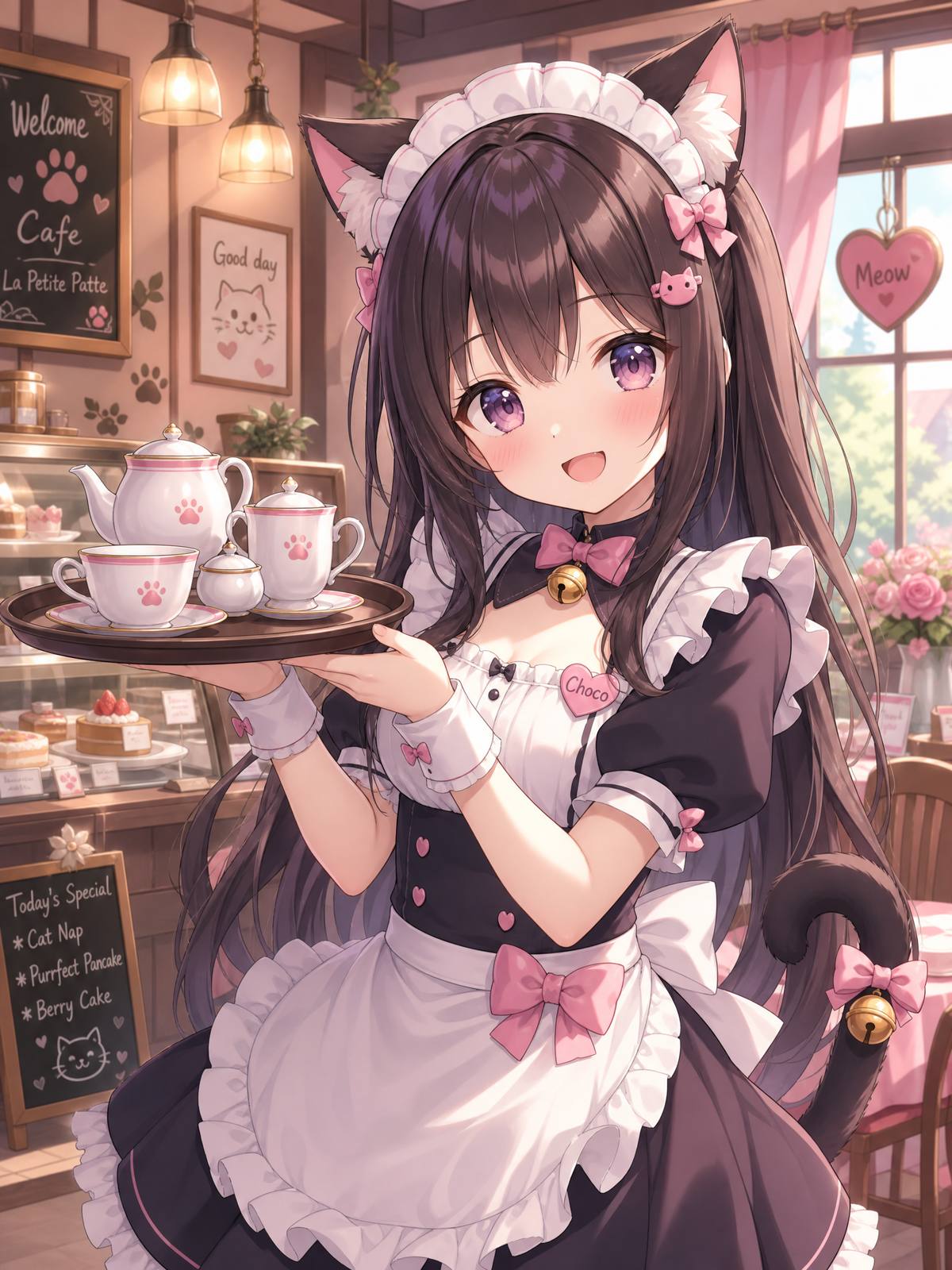 溏心cosplay动漫-猫耳女仆